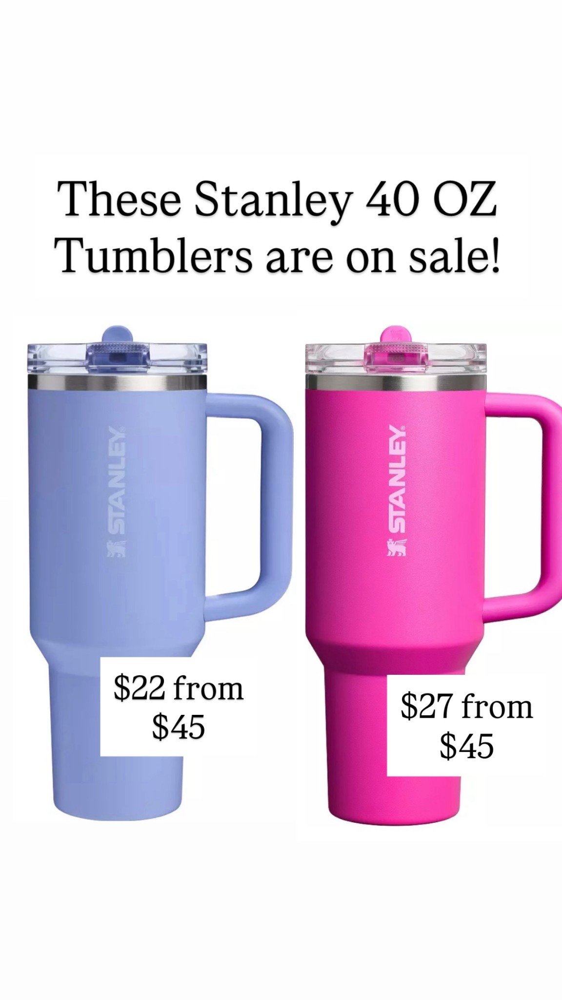 Stanley Tumblers are on sale!! These are great ones!! 

#LTKSaleAlert