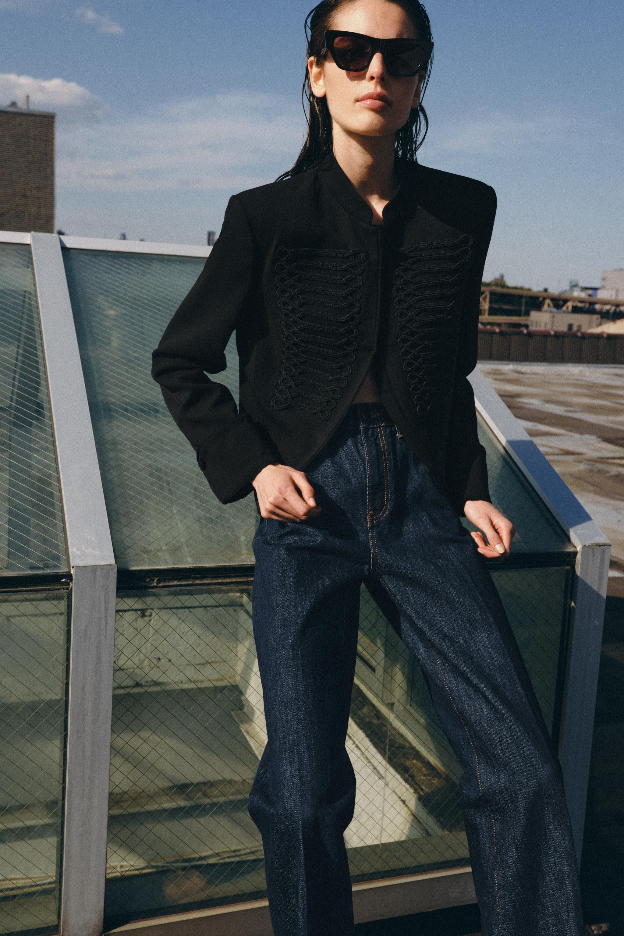 ZW COLLECTION FIREMAN CLASP BLAZER | Zara US