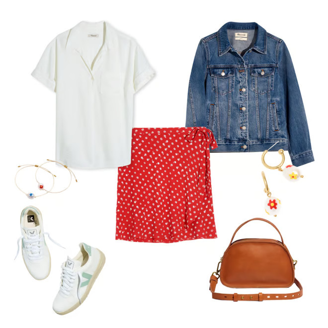 Linen-Blend Swenson Popover Shirt | Madewell