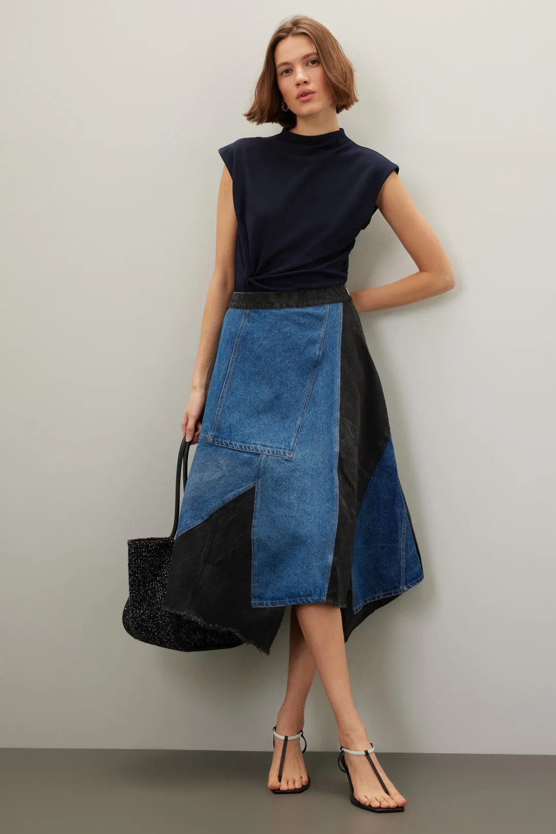 Sea New York Elena Denim Skirt | Rent the Runway