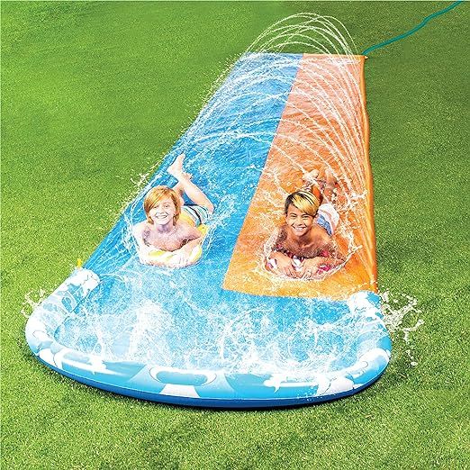 JOYIN 20ft Slip and Slide Water Slide with 2 Bodyboards, Slip n Slide Summer Toy with Build in Sp... | Amazon (US)