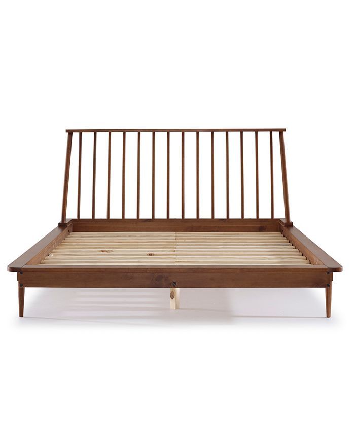 Modern Wood Queen Spindle Bed | Macys (US)