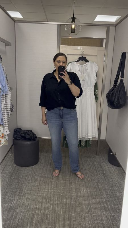 I loved these jeans the instant I tried them on. Just the perfect amount of stretch. I’m in a size 14 and they fit me really perfectly. The length is perfect for wearing flats. Everything is so great about these.

#LTKFindsUnder100 #LTKMidsize #LTKOver40