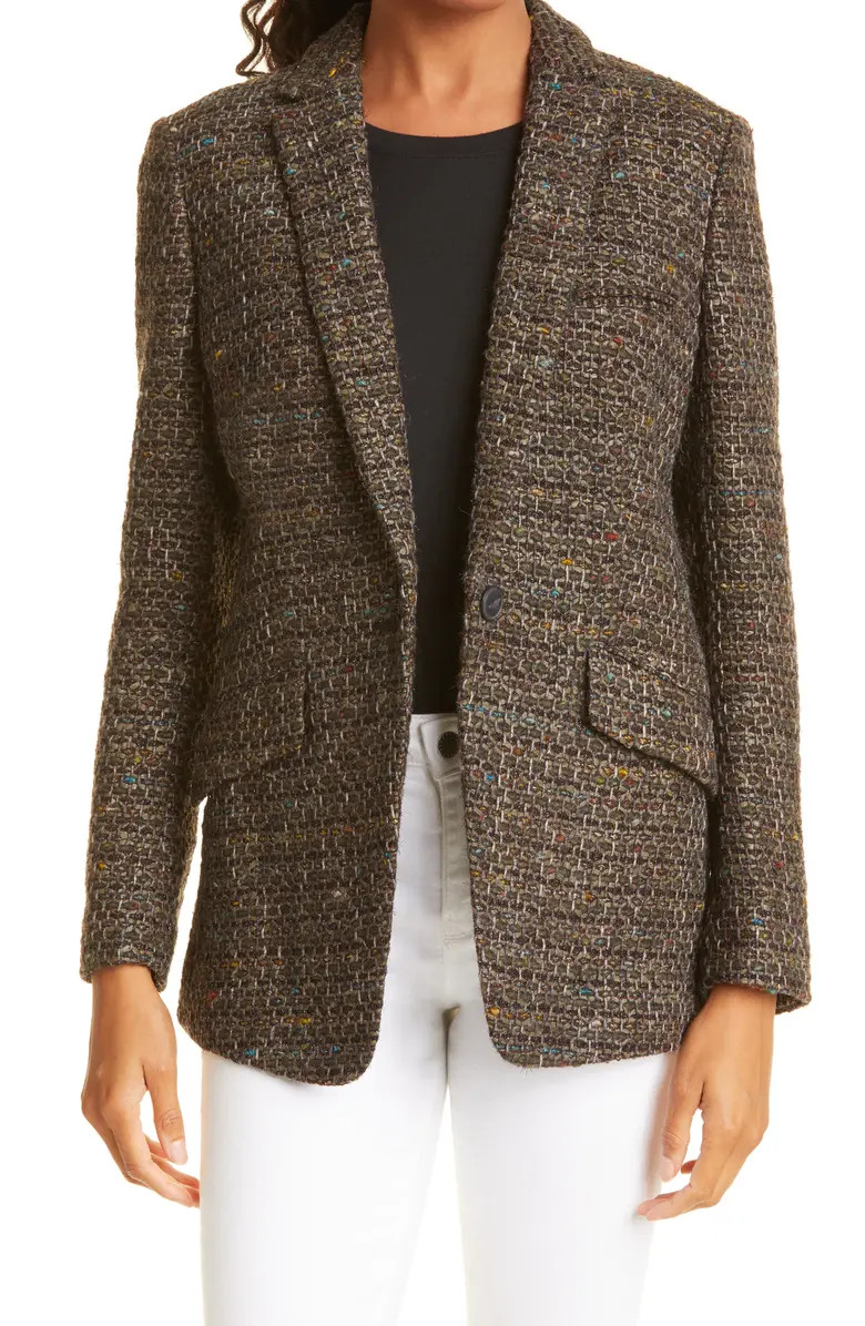 rag & bone Margo Linton Wool Blend Blazer | Nordstromrack | Nordstrom Rack