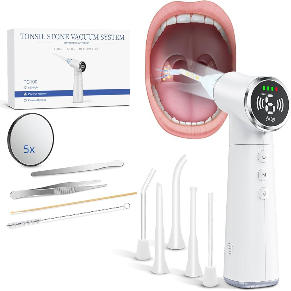 Upgraded Electric Tonsil Stone Remover – High-Precision & Painless Cleaning, Food-Grade Materia... | Amazon (US)