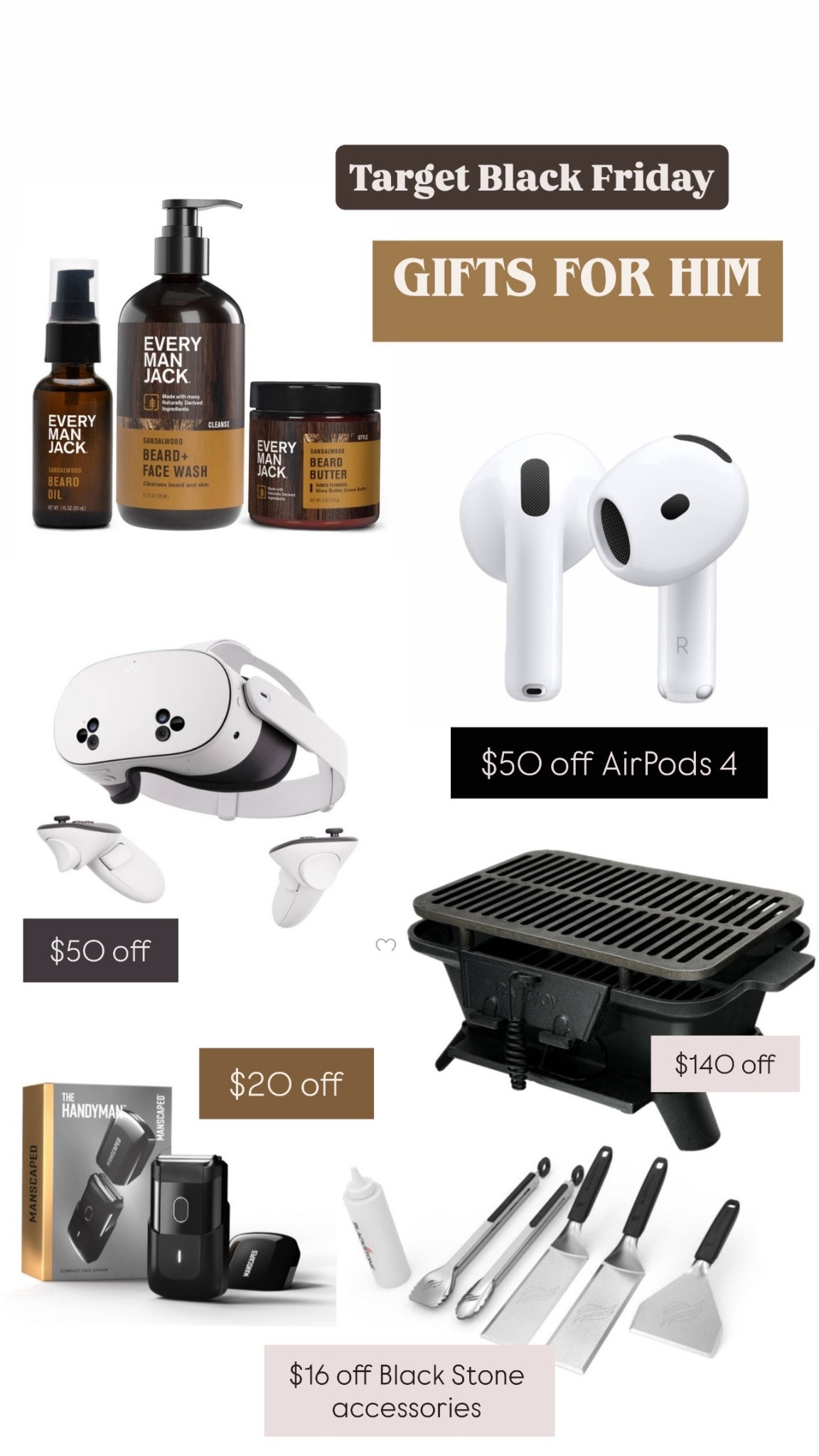 Target Black Friday Deals for Him 

#LTKCyberWeek #LTKGiftGuide #LTKSaleAlert