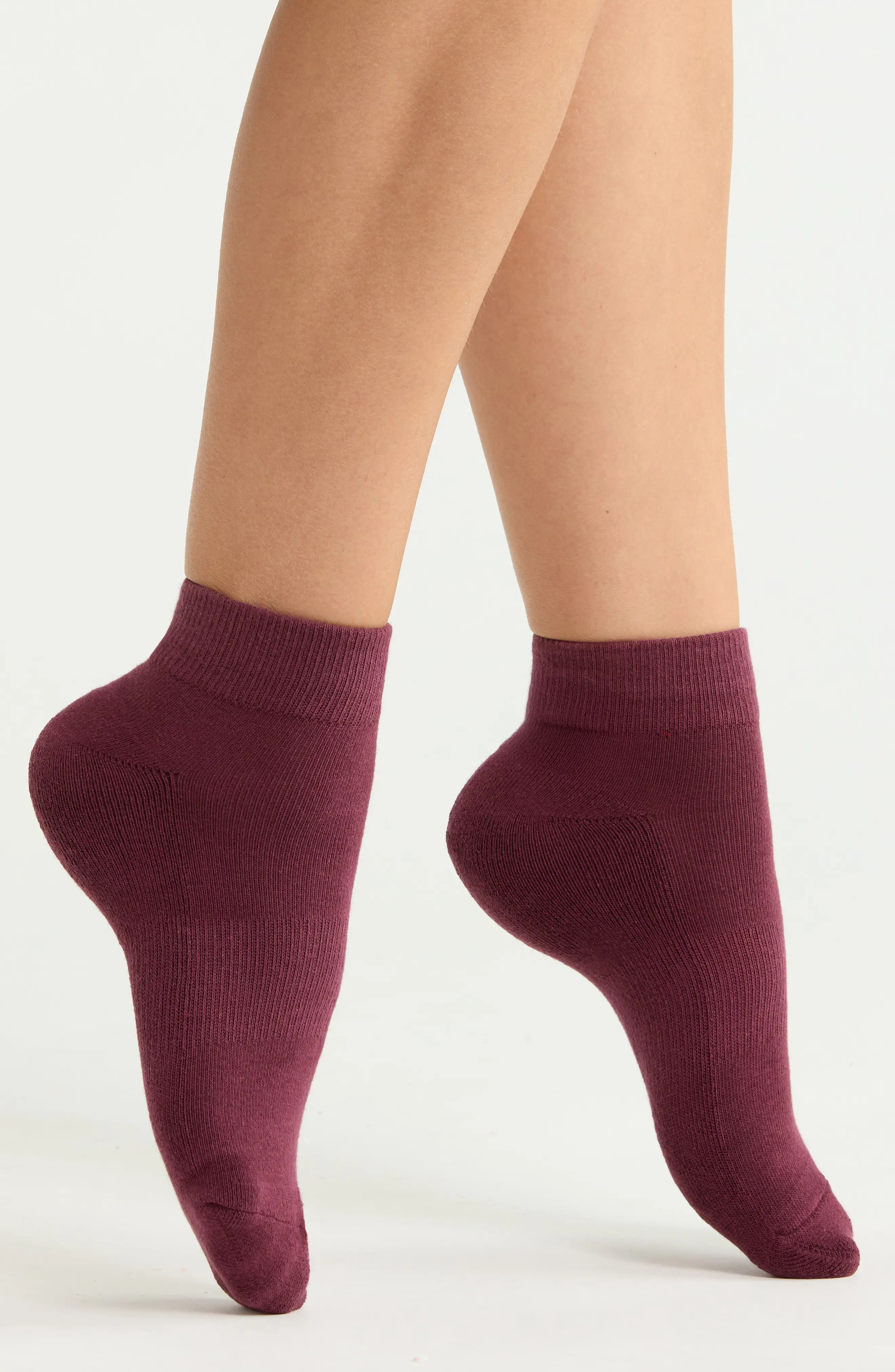 Nordstrom 3-Pack Everyday Quarter Socks in White at Nordstrom, Size 9 | Nordstrom