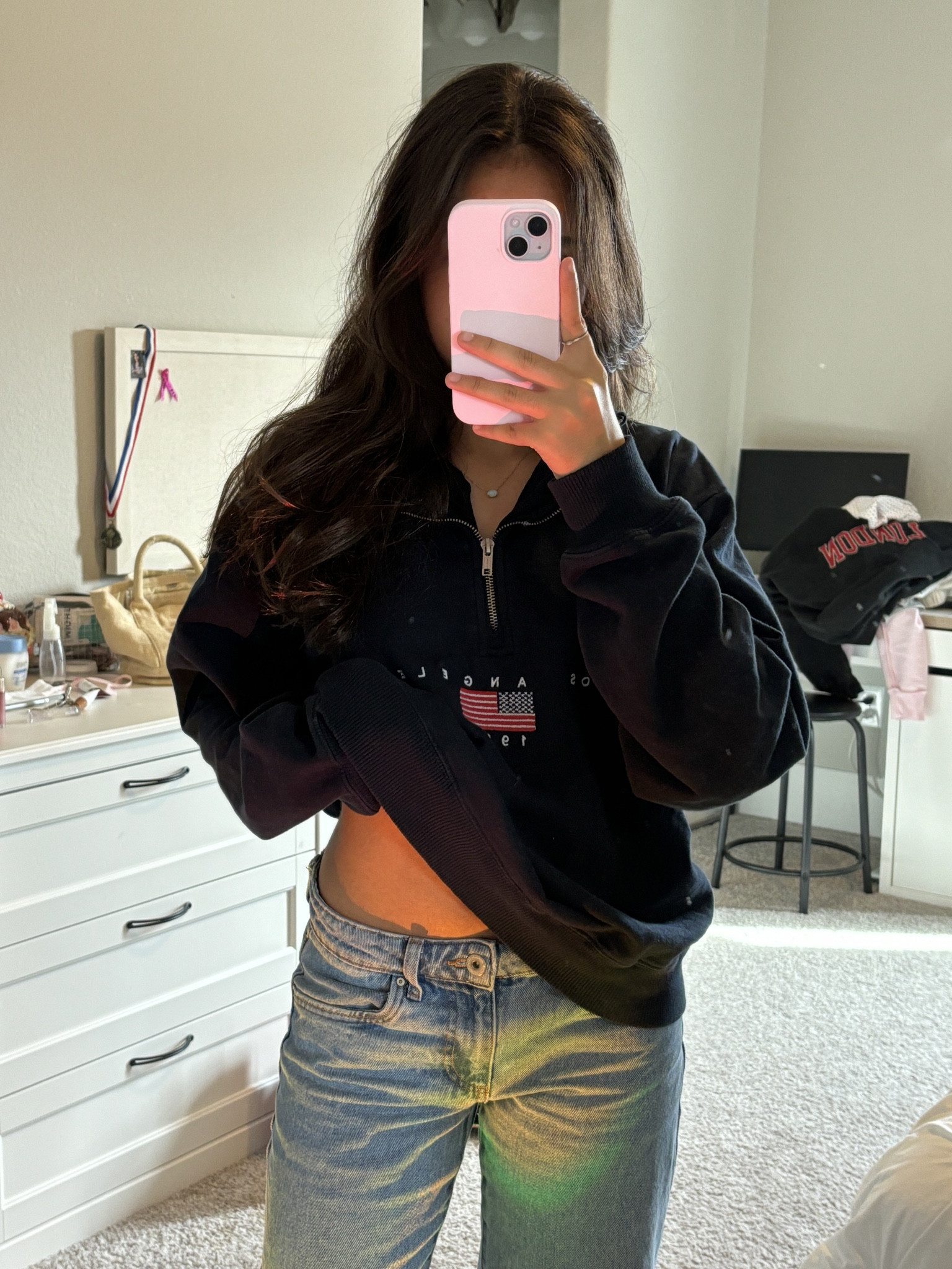 Top was a gift but is from brandy:)
Pants size: 2
