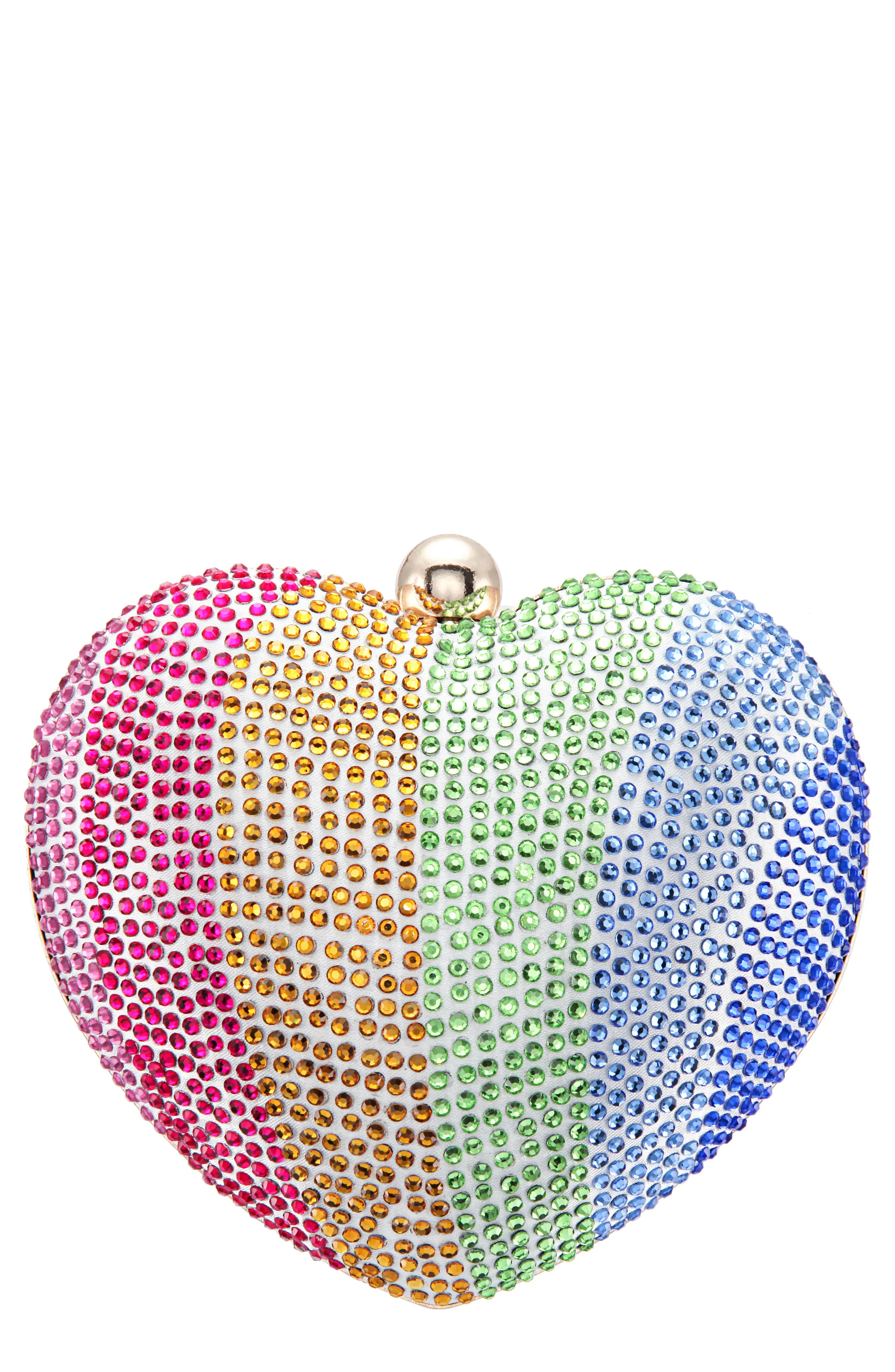 Nina Crystal Embellished Minaudière | Nordstrom