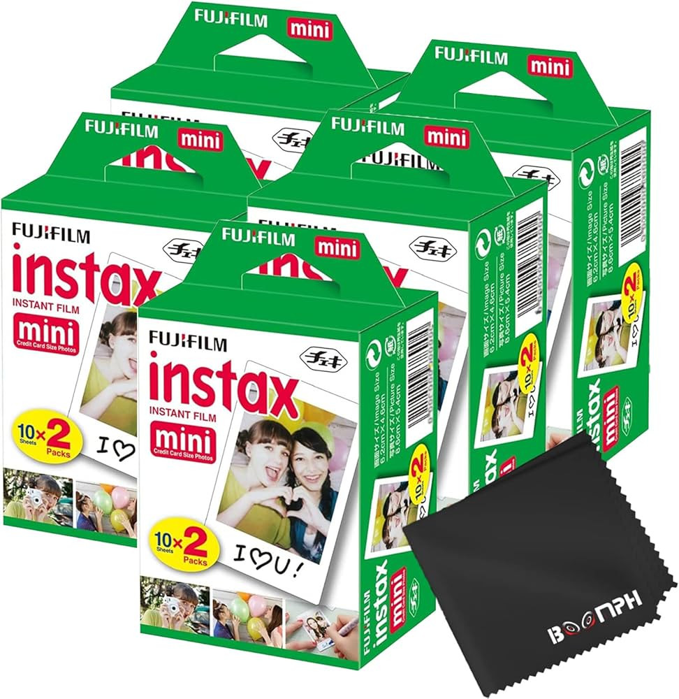 Fujifilm Instax Mini Instant Camera Film: 100 Shoots Total, (10 Sheets x 10) - Capture Memories A... | Amazon (US)