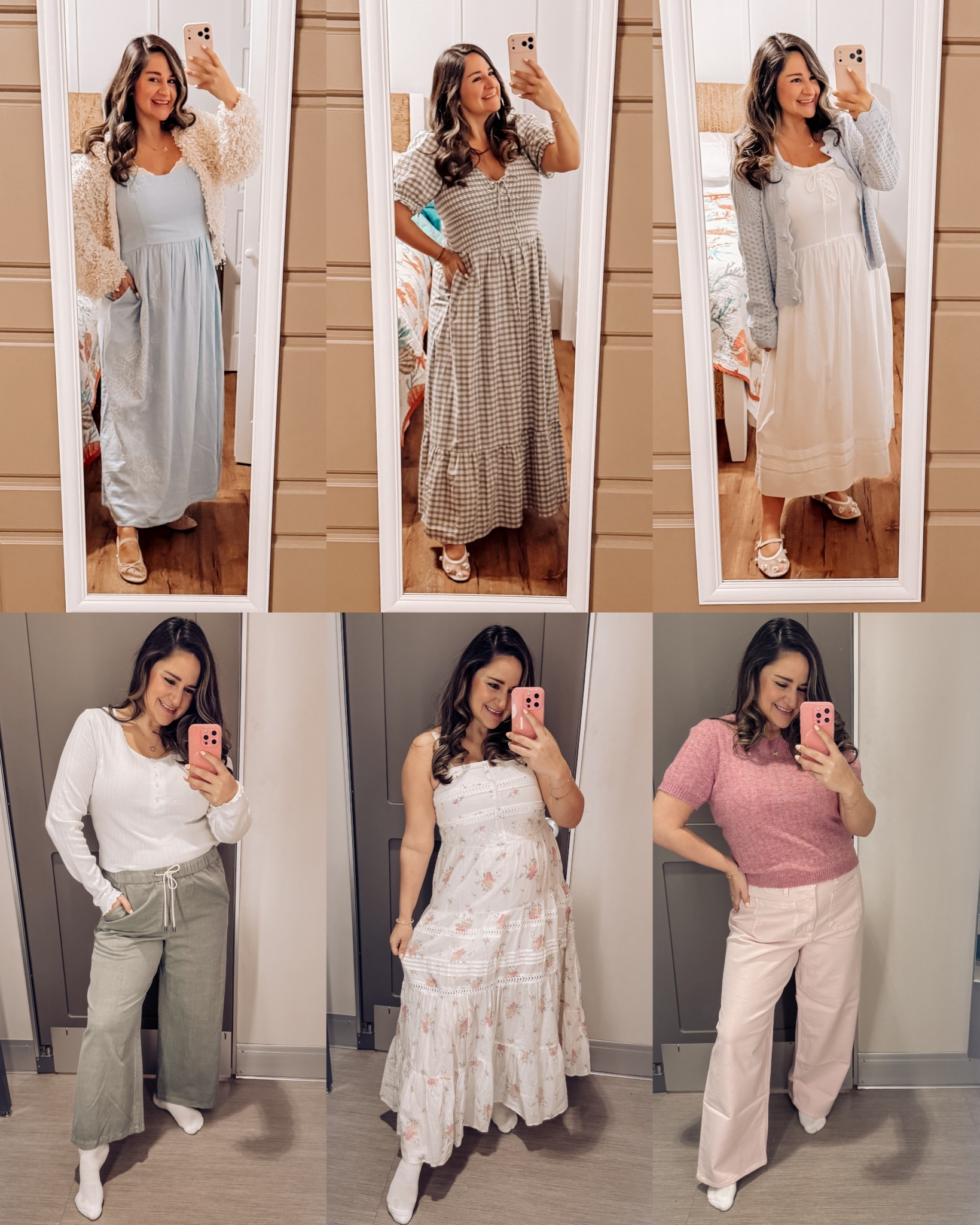 Loving all the feminine vibes for these spring outfits from Target! Everything is true to size!

Especially love the light blue scalloped cardigan and the drawstring pants!


Spring dress, Easter dress, pregnancy outfit, workwear, pink outfit, lightweight sweater, straight leg jeans, maxi dress, vacation dress, dress with sleeves, midsize, target style 

#LTKootd #LTKPetite #LTKMidsize