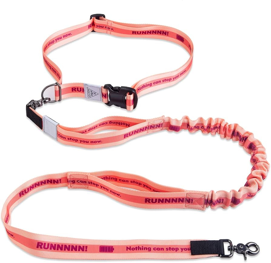 JC HOUSE Hands Free Dog Leash with Waist Belt Lifetime Replacement, Dual Handle Bungee Leash for ... | Amazon (US)