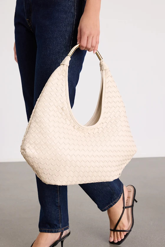 Della Bone Woven Slouchy Tote Bag | Lulus
