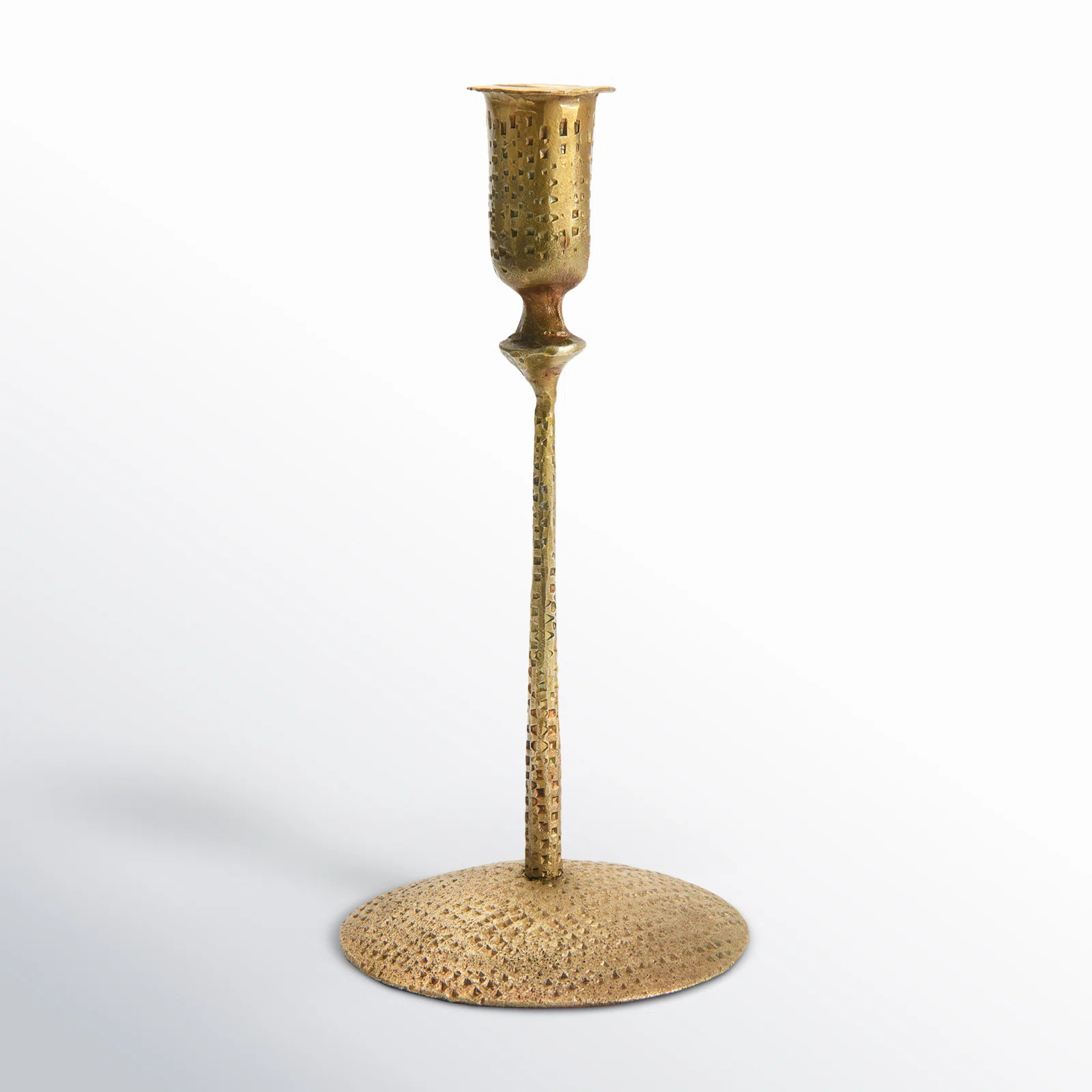 Hand-Forged Hammered Metal Taper Holder | Wayfair North America