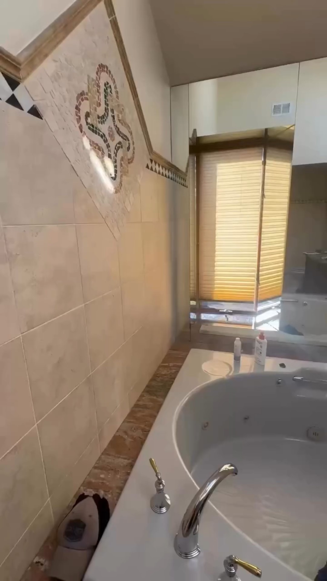 At first, I wanted a spa bathroom. Until I realized I just ￼wanted a good one.

Big tile so your eye can breathe.
Limestone and marble to warm it up.
Checkered floor because plain is boring.
Stone accents so it still feels elevated.

It’s calm, but not sleepy.
Classic, but not safe.

Follow to see the end result!

#BathroomDesign
#BathroomInspo
#bathroomremodel 
#HomeRenovation