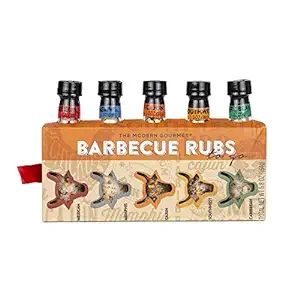 Thoughtfully Gourmet, Barbecue Rubs To Go: BBQ Rub Gift Set Includes 5 Unique BBQ Rubs & Seasonin... | Amazon (US)