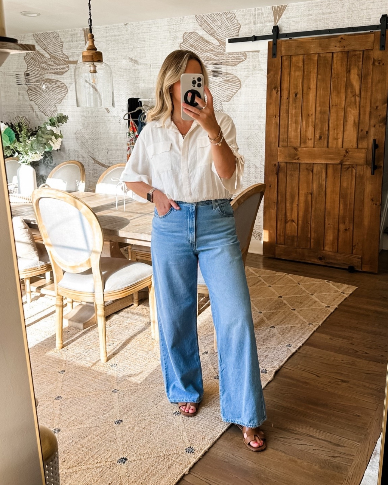 Jeans are tts 29/30 or 31. Medium top and cardigan. Everything else is divine! Lmk if you have questions! 

#LTKSaleAlert #LTKHome #LTKStyleTip