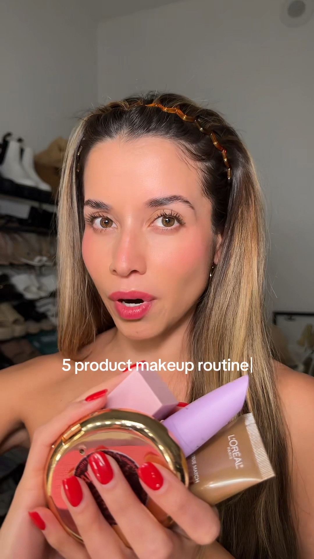 5 essential makeup products for quick natural glam ✨
products used:
1. Loreal brow lamination gel 
2. Loreal lumi glotion in medium 
3. Covergirl jelly water tint in watermelon splash 
4. Covergirl lash blast bond mascara 
5. Charlotte Tilbury finishing powder 

#quickmakeup #makeuptutorial #easymakeup #makeuphacks #makeup 


#LTKFindsUnder50 #LTKBeauty #LTKStyleTip