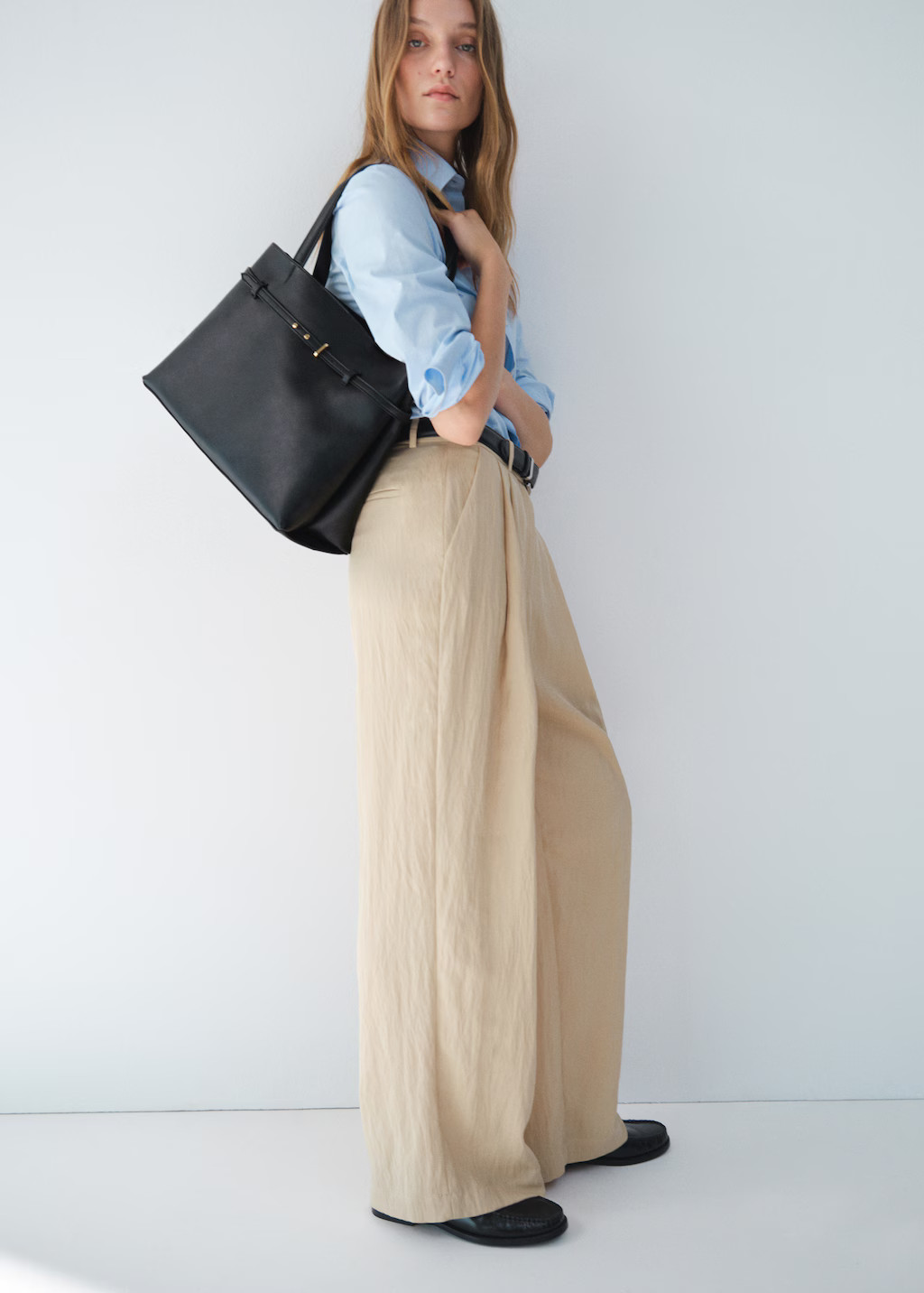 Shopper bag with charm - Women | MANGO USA | Mango (US/MX/AU)