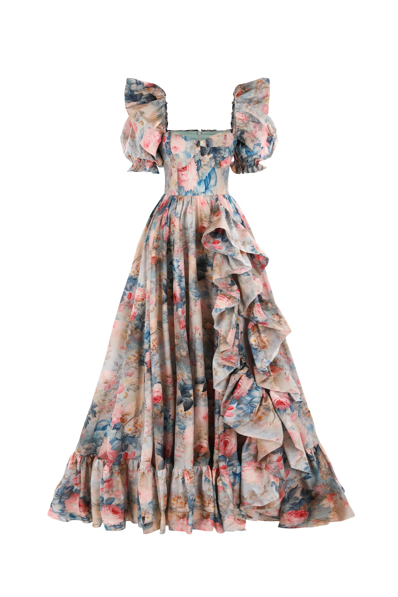 The Chateau Paper Rose Bloom Gown | Selkie Collection