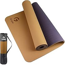 Gruper Yoga Mat Non Slip, Eco Friendly Fitness Exercise Mat with Carrying Strap,Pro Yoga Mats for Wo | Amazon (US)