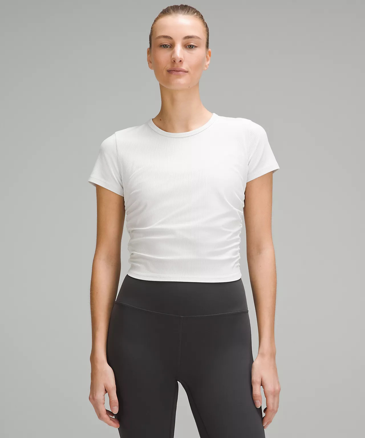 All It Takes Ribbed Nulu T-Shirt | Women's Short Sleeve Shirts & Tee's | lululemon | Lululemon (US)