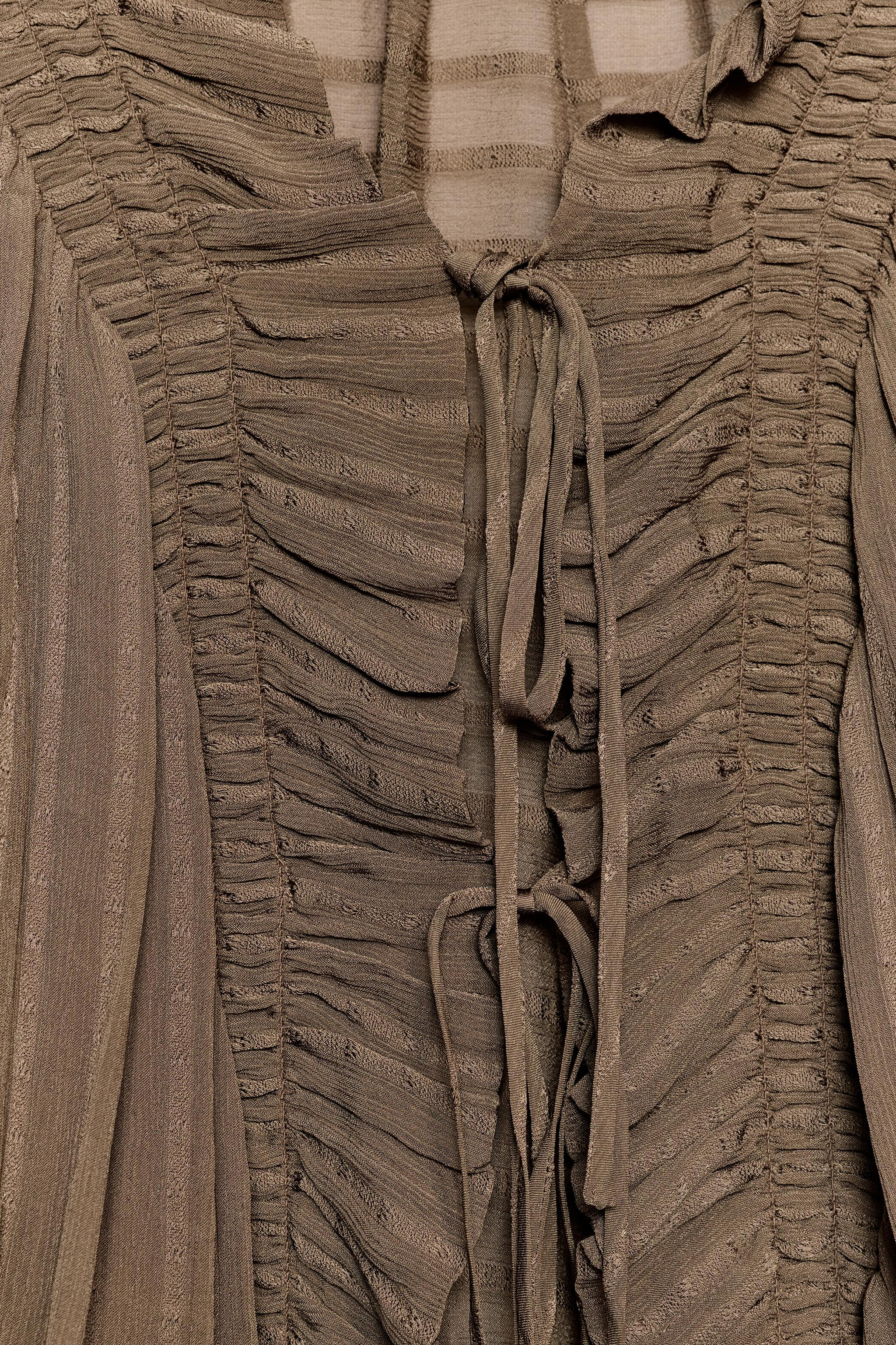 ZW COLLECTION RUCHED BLOUSE | Zara UK