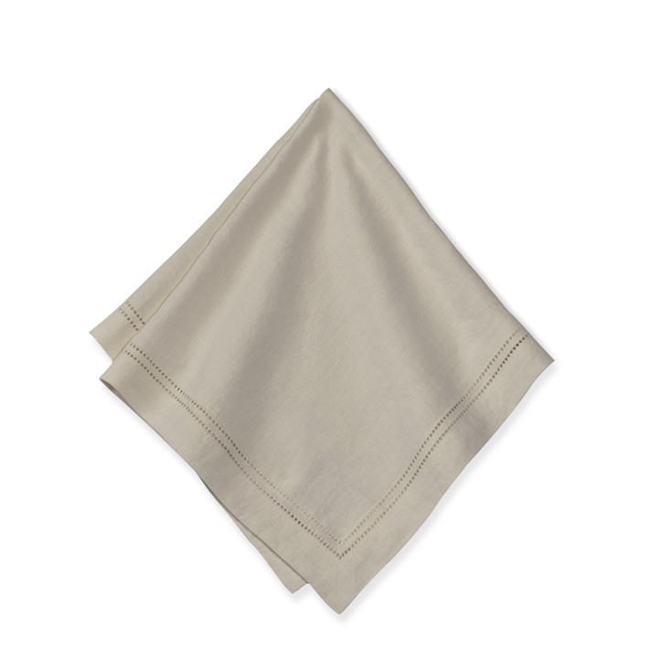 Linen Double Hemstitch Napkins | Williams-Sonoma