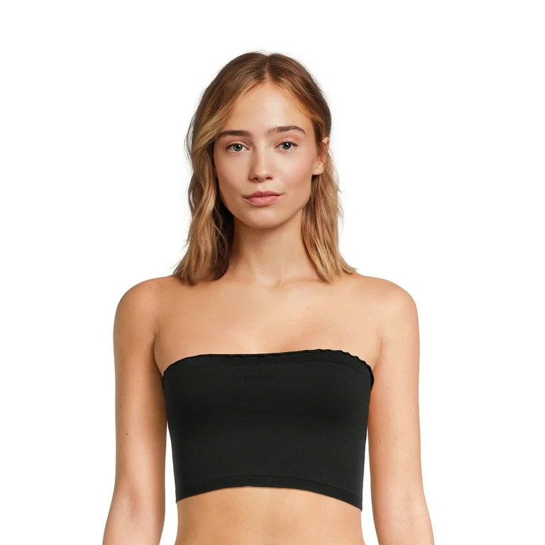 No Boundaries Juniors' Lettuce Edge Bandeau, Sizes S-3XL | Walmart (US)