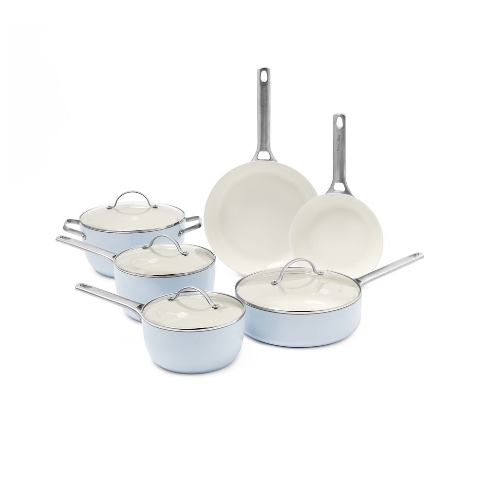 Padova Ceramic Nonstick 10-piece Cookware Set | goop