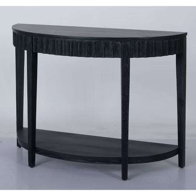 Thousand Oaks Wood Scalloped Demilune Console Table - Threshold™ designed with Studio McGee | Target