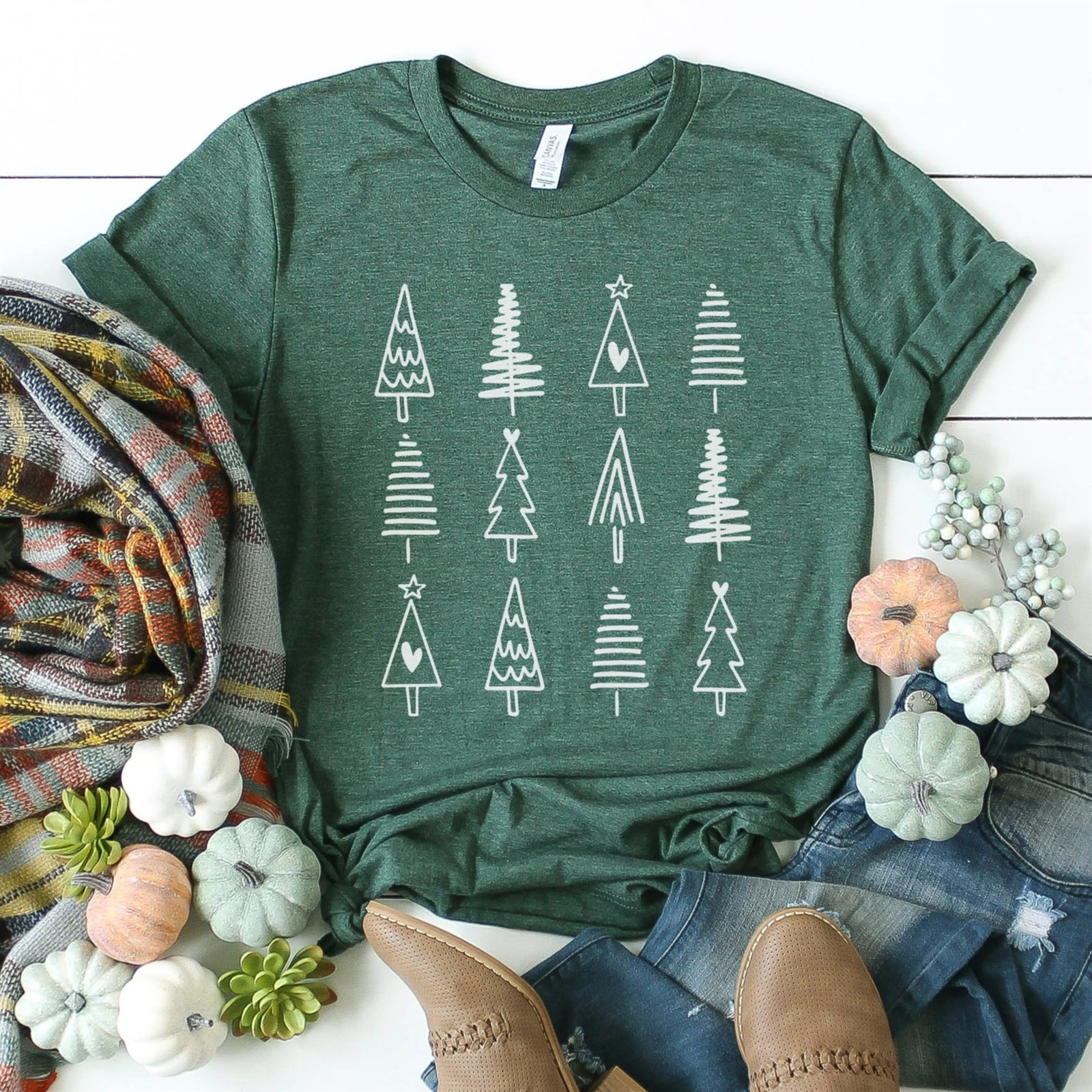 Christmas Trees | Popular Graphic Tee | Jane