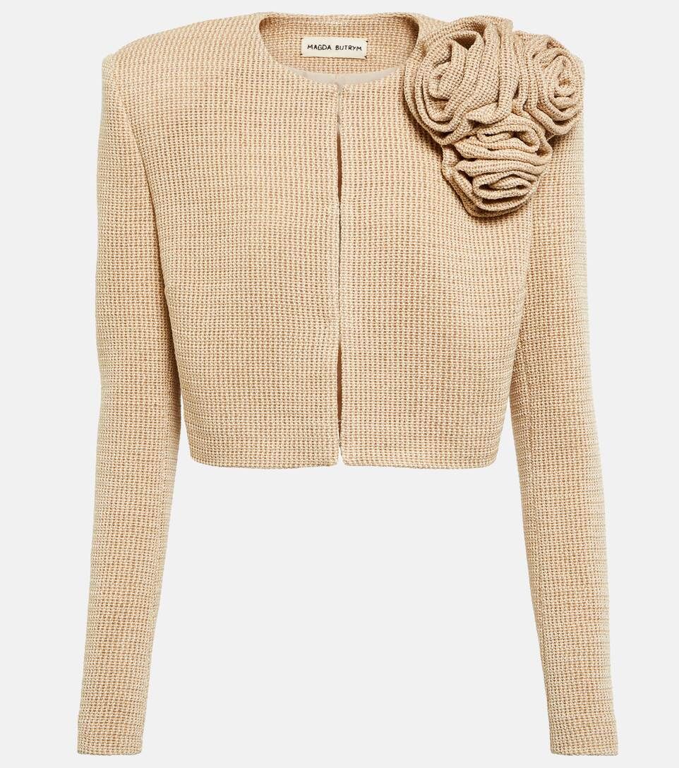 Embellished cropped jacket | Mytheresa (UK)