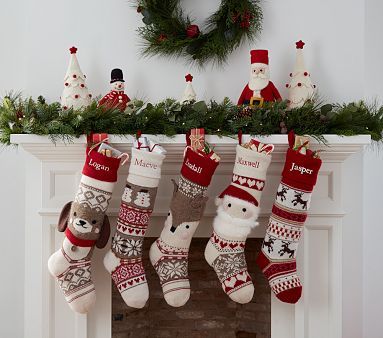 Classic Fair Isle Stocking Collection | Pottery Barn Kids | Pottery Barn Kids