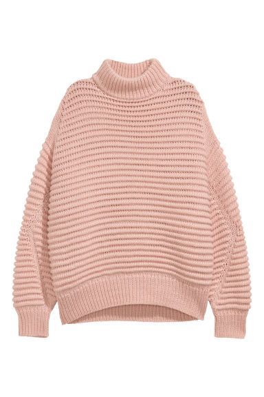 H & M - Knit Wool-blend Sweater - Orange | H&M (US + CA)