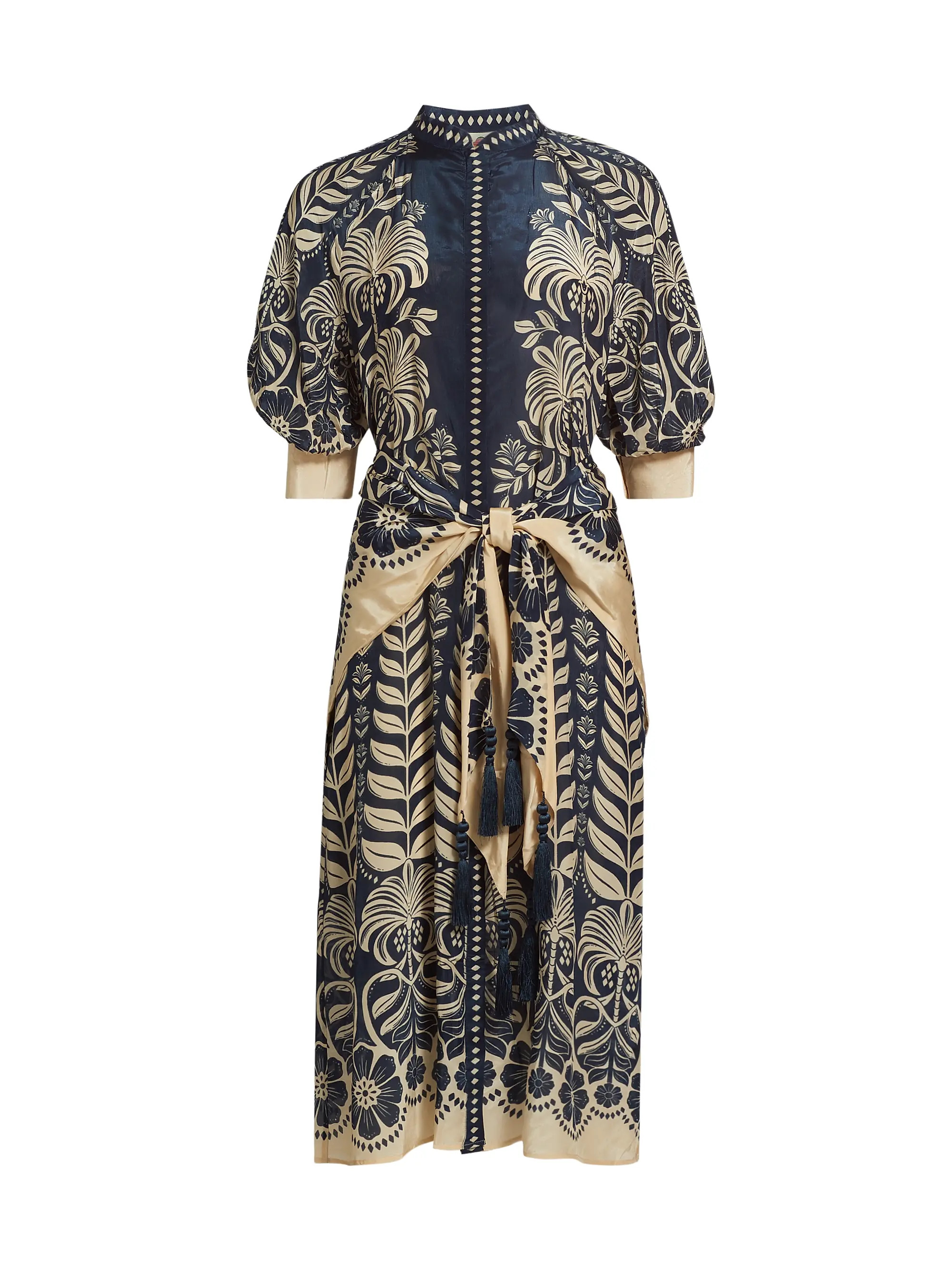 Lace Floral Midi-Dress | Saks Fifth Avenue