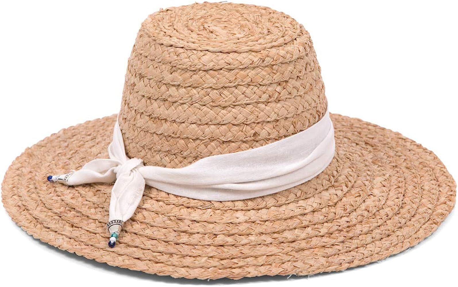 ‘ale by Alessandra Women's Marigot Sunhat, Natural, Adjustable | Amazon (US)