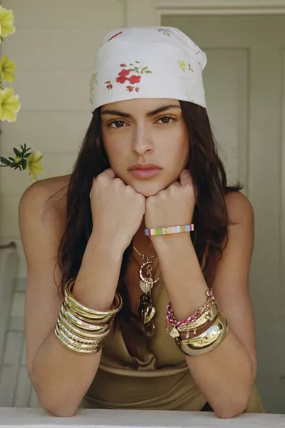 Statement Metal Bangle Bracelet Set | Urban Outfitters (US and RoW)