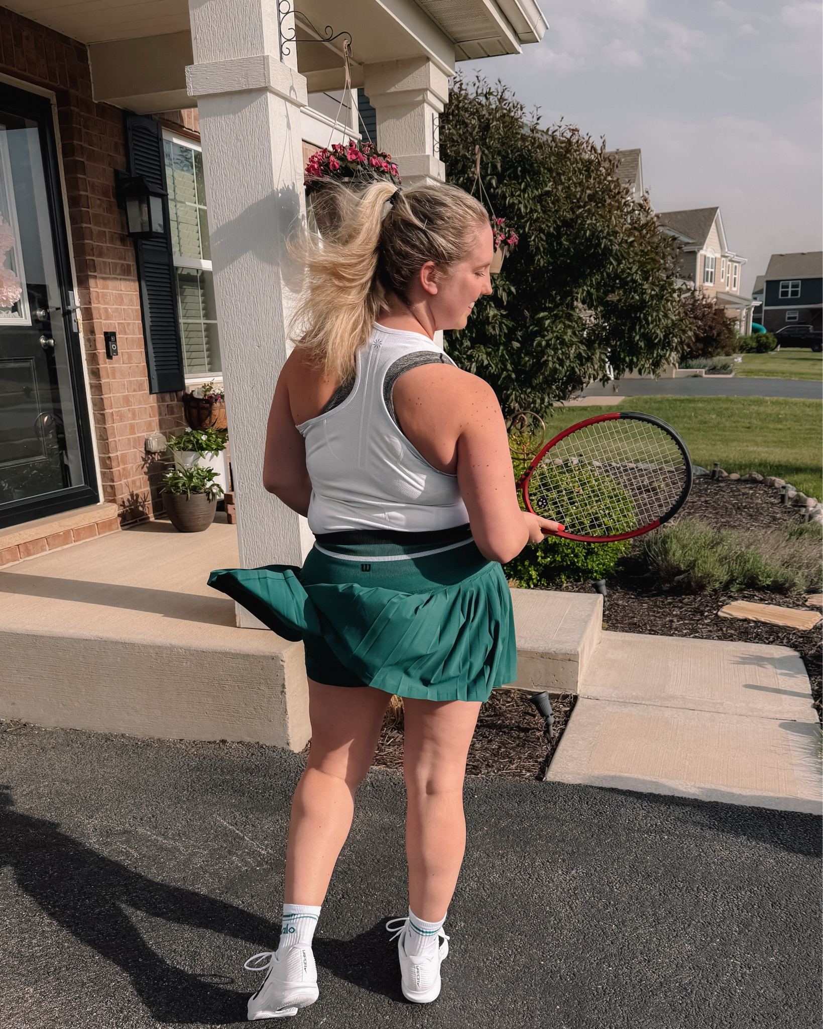 Lost my first ever singles match, but at least I looked cute doing it. 💁🏼‍♀️ This tennis skirt is one of the most well built ones I own. Definitely getting it in a more neutral color so I have it for other colored tennis tops. If you’re looking for tennis court shoes I highly suggest these Nikes. My last few pairs have been Nikes and they serve my feet well.

#LTKActive #LTKFindsUnder100 #LTKMidsize