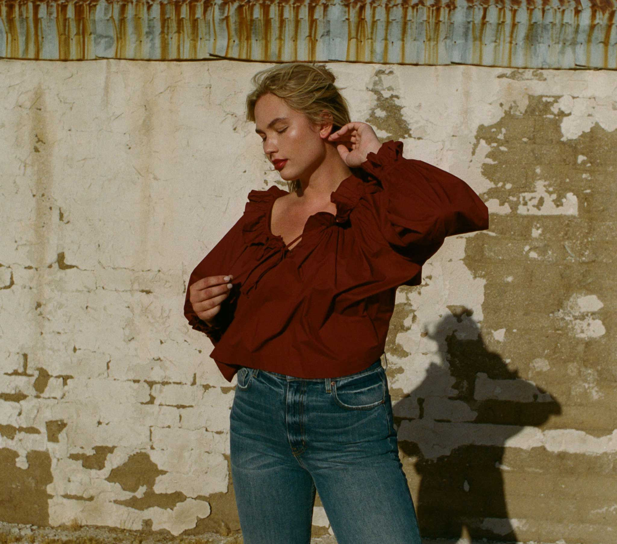 JULES TOP - MAHOGANY | DÔEN | DOEN