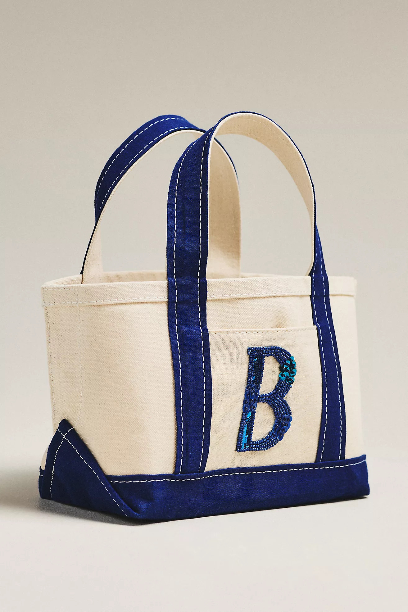 The Hartley Monogram Mini Canvas Tote by Maeve | Anthropologie (US)