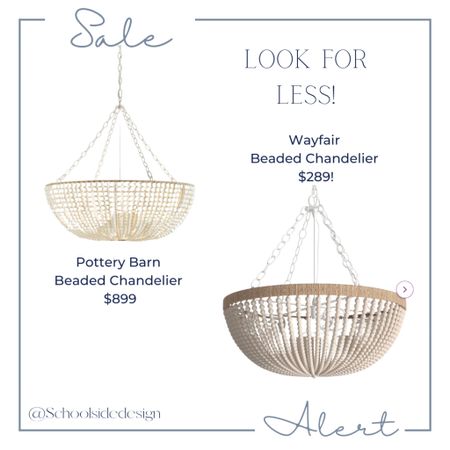 Beaded chandelier look for less! 

#LTKstyletip #LTKsalealert #LTKhome