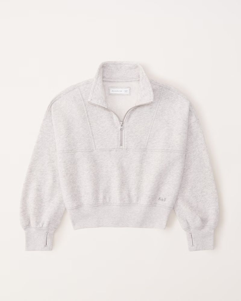 essential quarter-zip sweatshirt | Abercrombie & Fitch (US)