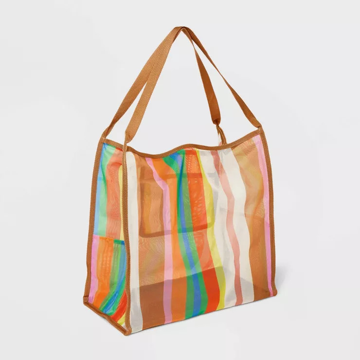 Mesh Shoulder Tote Handbag - Shade & Shore™ | Target