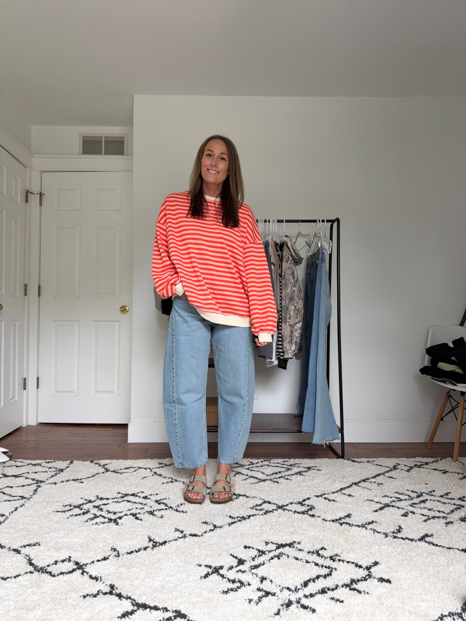 9/1/25 ✨ Sweatshirt is a large. Jeans are a 28 Regular.

Everyday outfits. Easy outfits. Easy outfit ideas. Neutral basics. Summer outfits. Summer outfit idea. Casual outfits. Basic mom outfit. Casual outfit idea. Casual outfit. Everyday outfit. Mom outfit. Street style. Casual mom outfit. Amazon fashion. Fall outfits. Fall outfit idea.

#LTKFindsUnder100 #LTKOver40 #LTKSeasonal