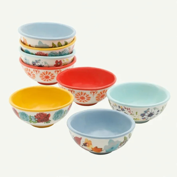 The Pioneer Woman Flea Market 8-Piece 3.12-Inch Dip Bowl Set - Walmart.com | Walmart (US)