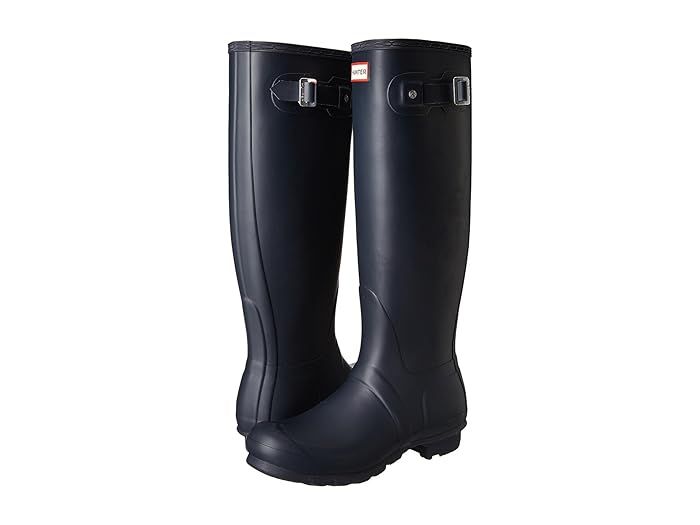 Hunter Original Tall (Navy) Women's Rain Boots | Zappos