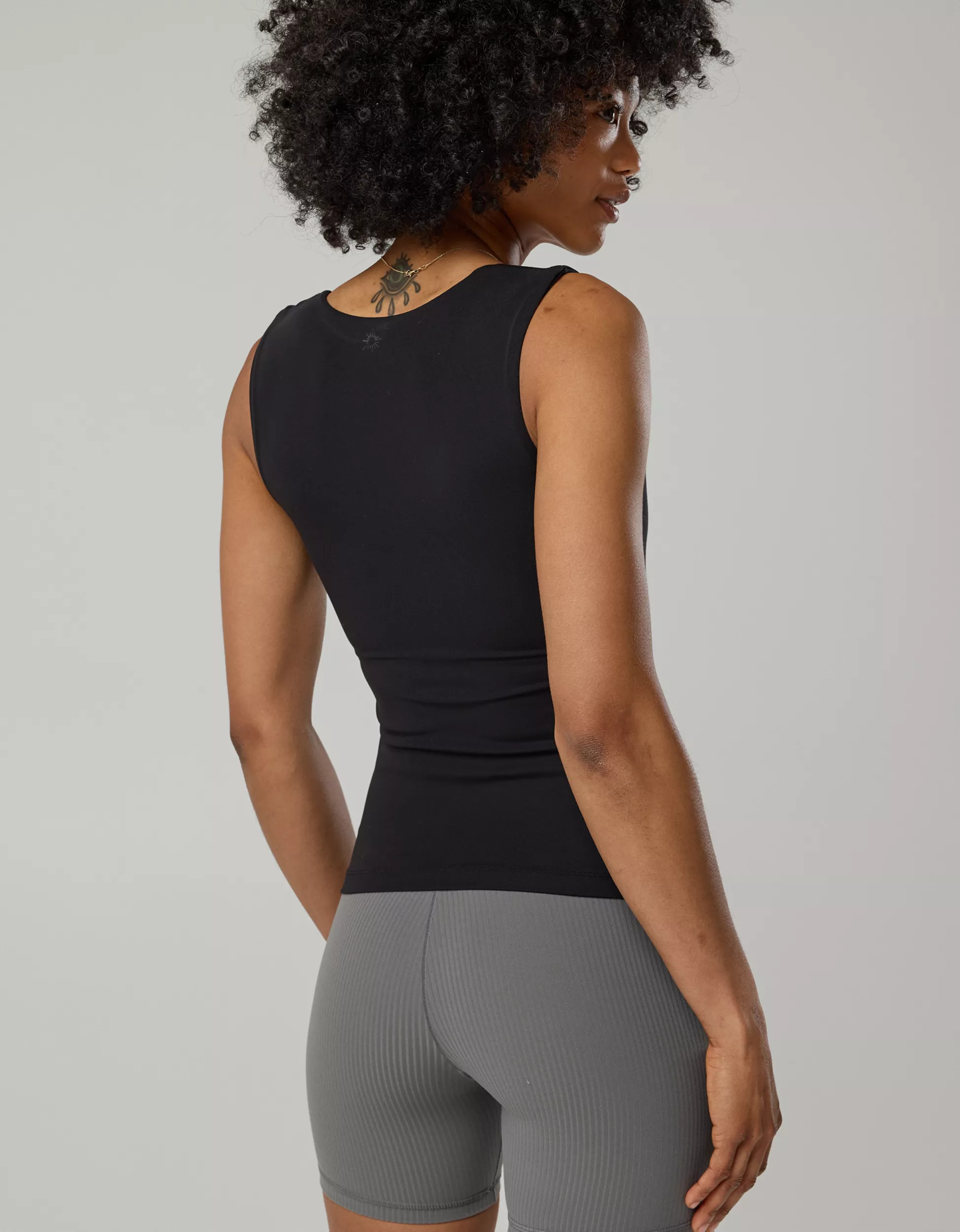 OFFLINE By Aerie Real Me Low Key Square Neck Tank Top | Aerie