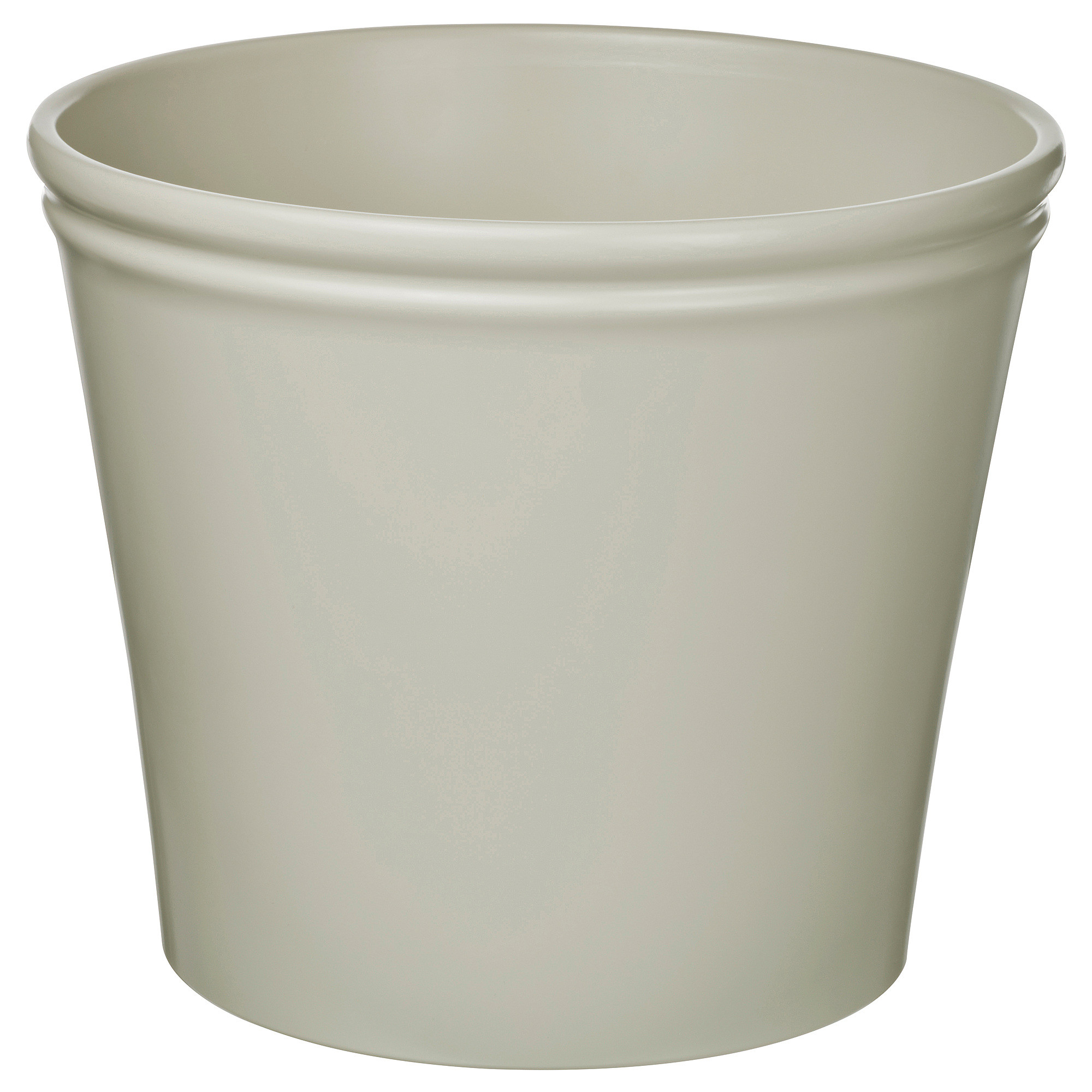 KÖRSBÄRSBJÖRK Plant pot, light grey-beige, 12 ½ " | IKEA US