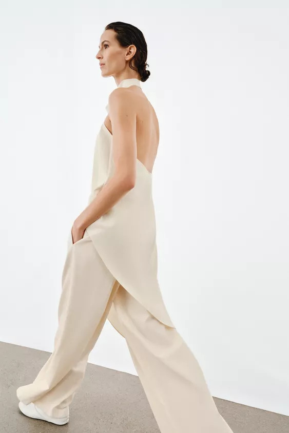 ZW COLLECTION PLEATED WIDE-LEG TROUSERS | Zara UK